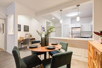 Separate dining area*